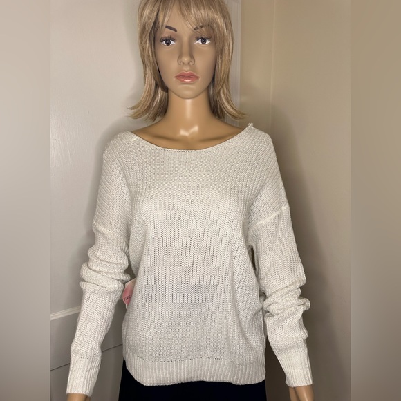 New - Full Circle Trends with love thick knit sweater V-neck  - SIZE XL - Picture 7 of 11